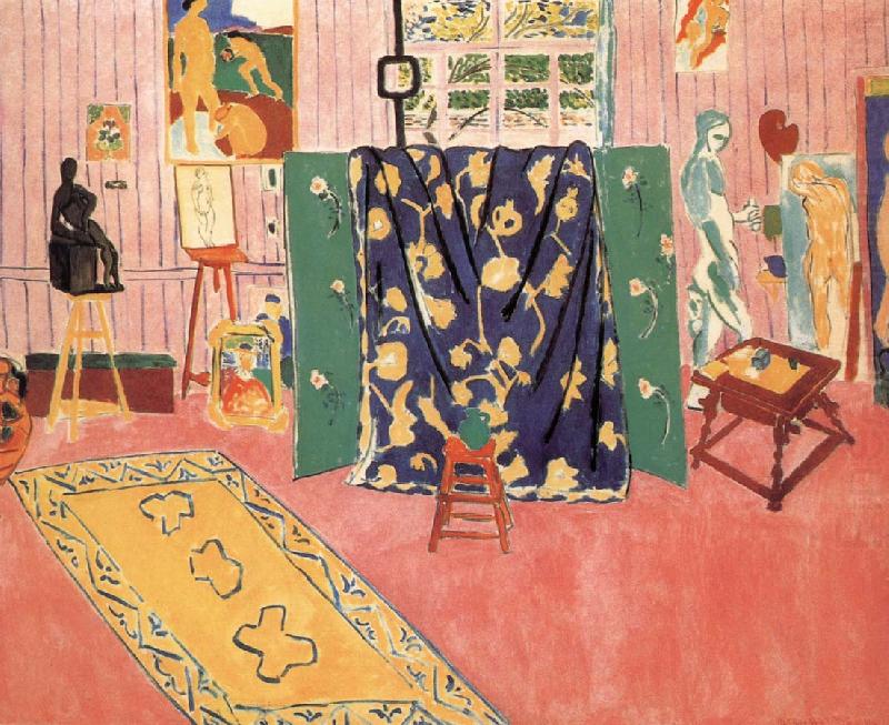 Henri Matisse Pink studio china oil painting image